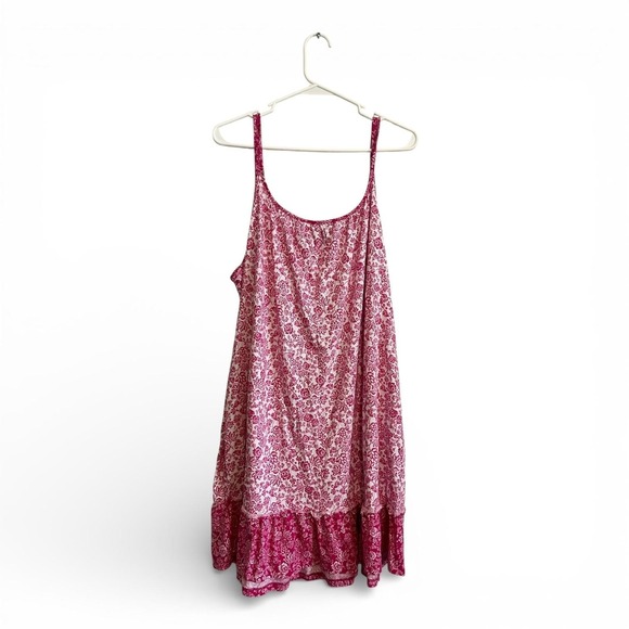 Lauren Ralph Lauren Other - Lauren Ralph Lauren Womens XL Pink Floral Scoop Neck Sleeveless Ruffle Hem